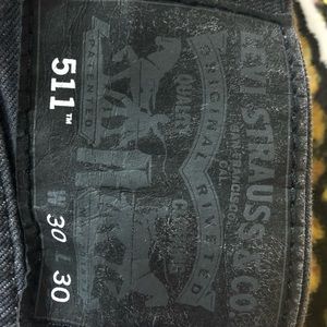 511 slim fit dark grey Levi’s jeans
